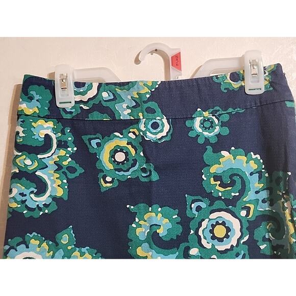 Merona Womens Above the Knee Pencil Skirt Lined sz 2 Navy Blue Side Zip - Picture 3 of 8